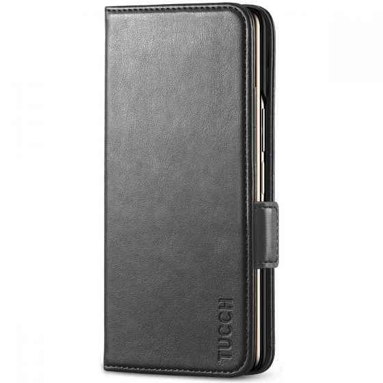 Z Flip 5 Leather Case, Wallet Case Compatible Samsung Galaxy Z