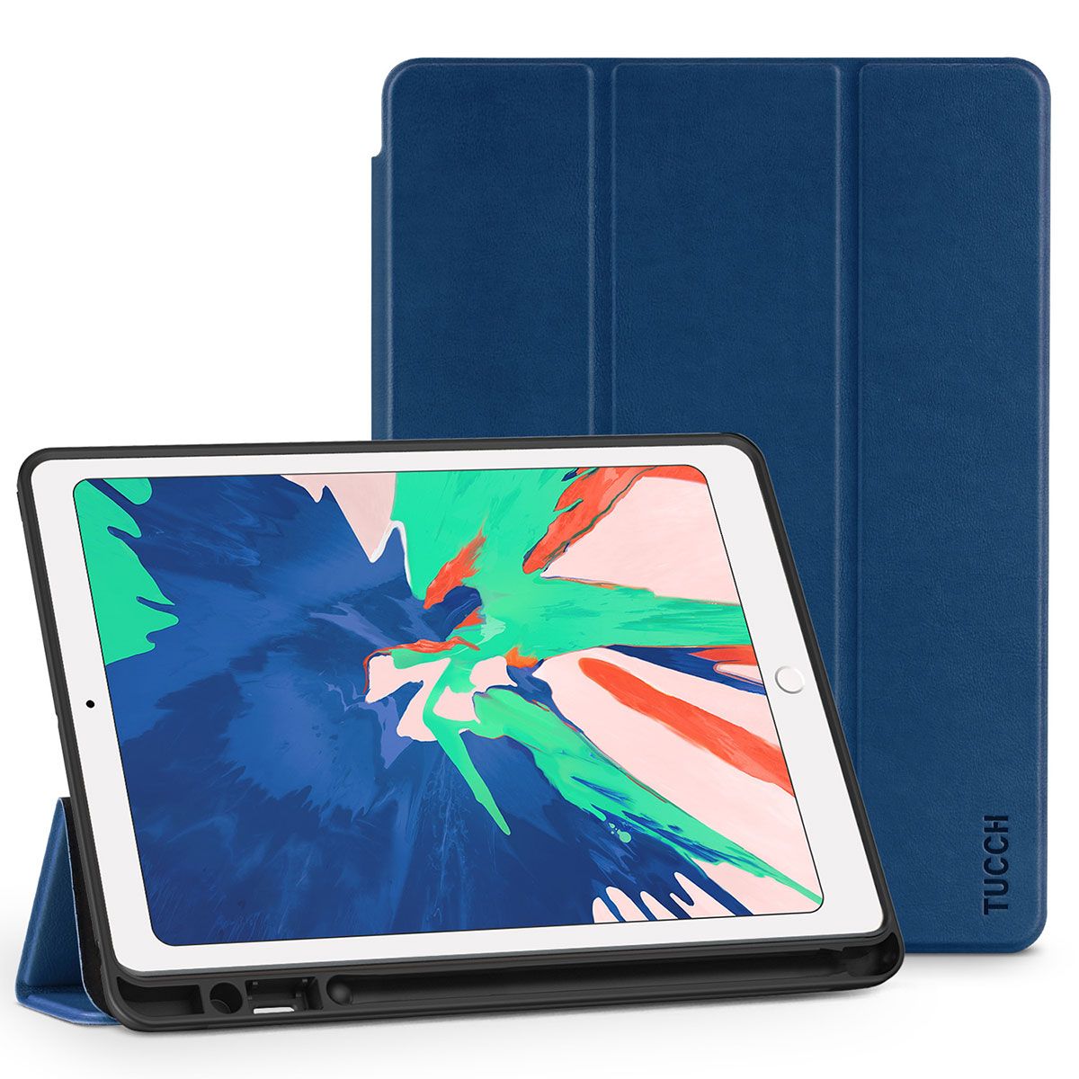  Twelve South BookBook for iPad Air/Pro 10.5  Hardback Leather  case, Pencil Storage and Easel for iPad Pro/Air + Apple Pencil : Automotive