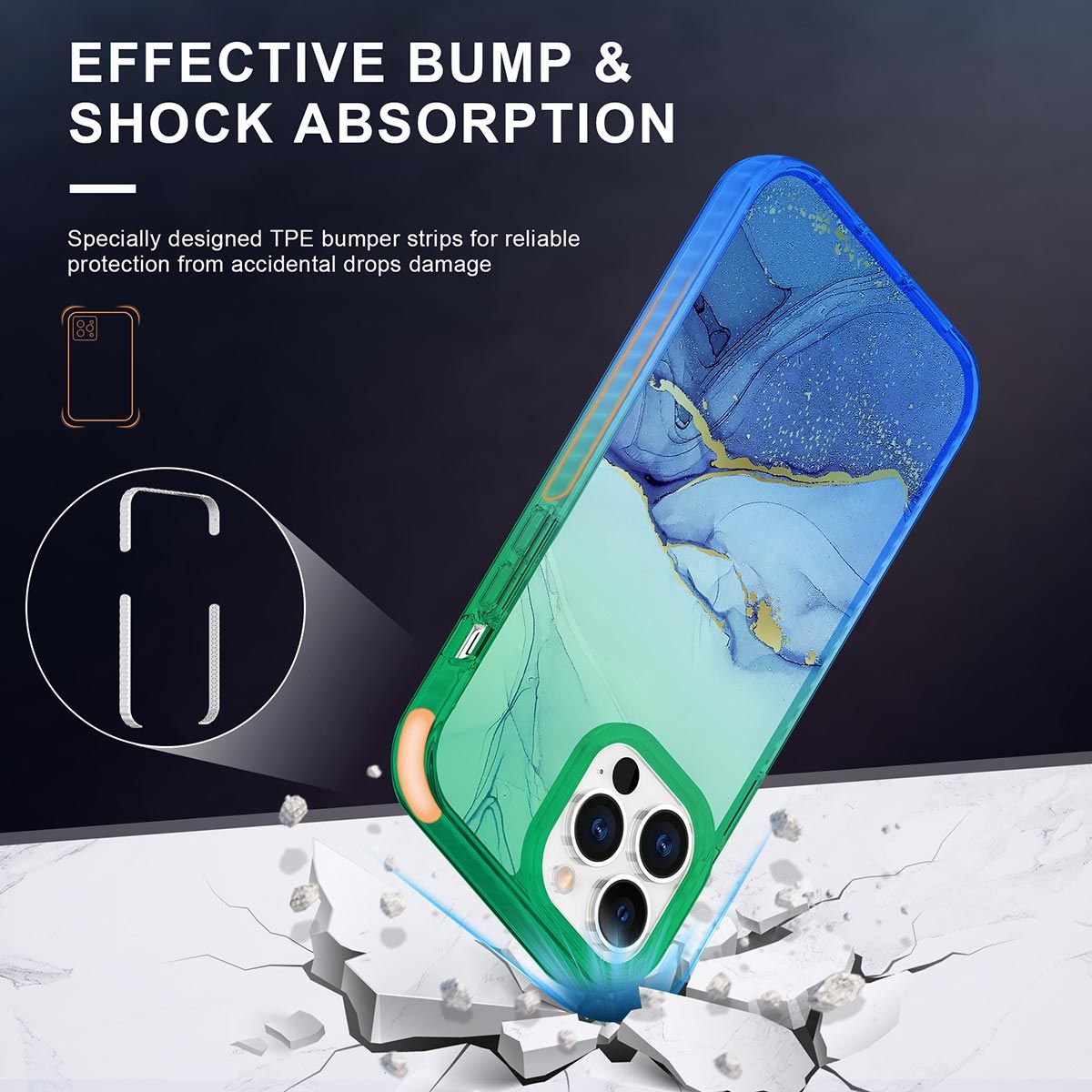 SHIELDON iPhone 13 Pro Max Clear Case Anti-Yellowing, Transparent Thin Slim  Anti-Scratch Shockproof PC+TPU Case with Tempered Glass Screen Protector  for iPhone 13 Pro Max 5G Crystal Clear