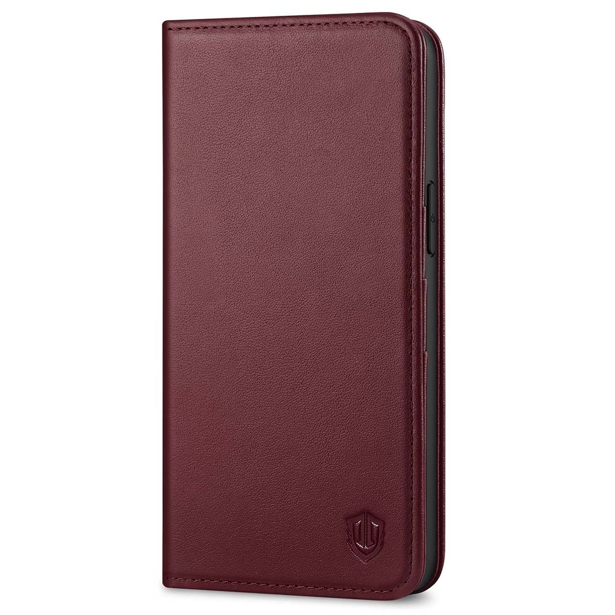 TUCCH iPhone 13 Pro Max Wallet Case, iPhone 13 Max Pro Book Folio Flip  Kickstand With Magnetic Clasp-Dark Red