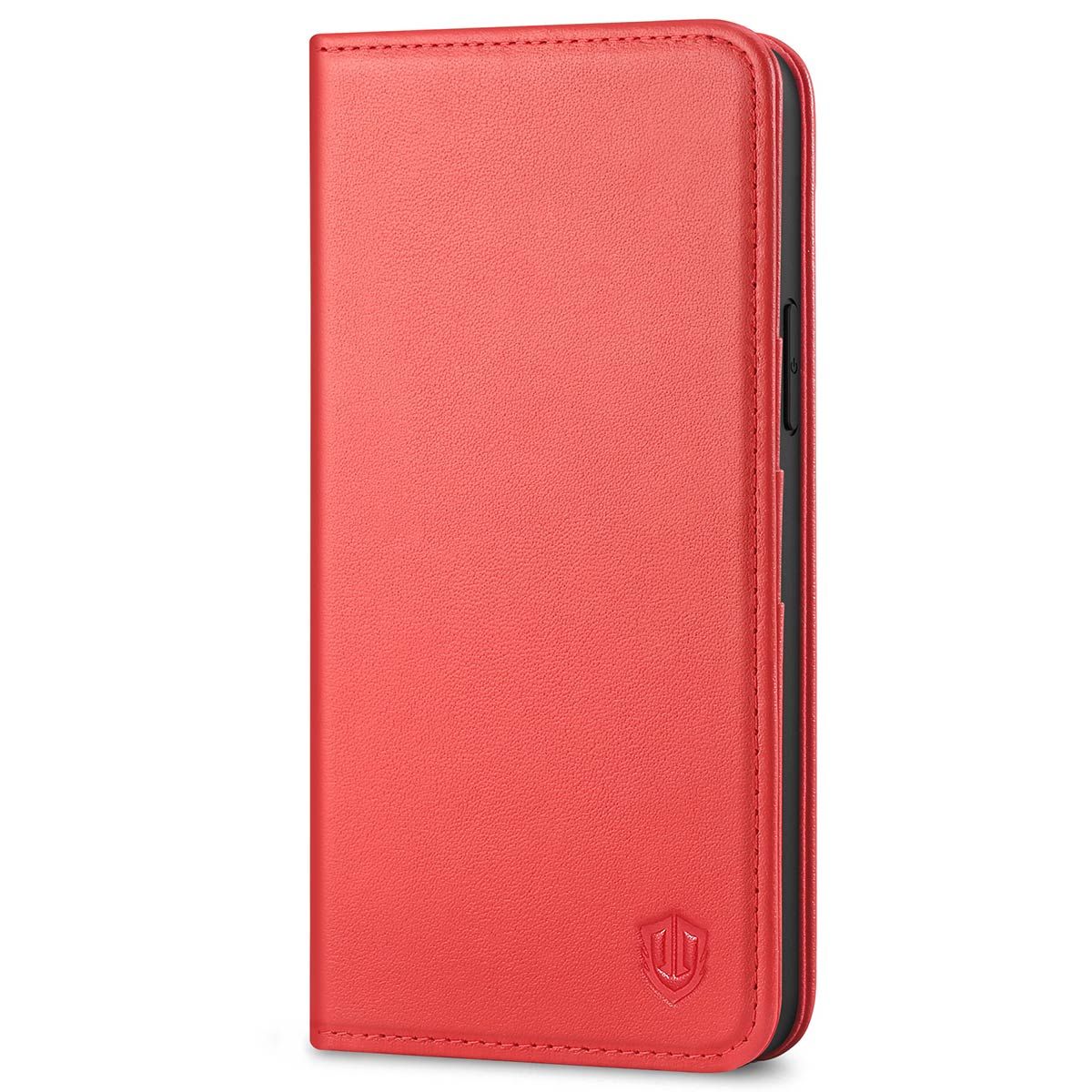 SHIELDON iPhone 11 Wallet Case for Women - iPhone 11 Leather Cover with  Magnetic Closure - Red