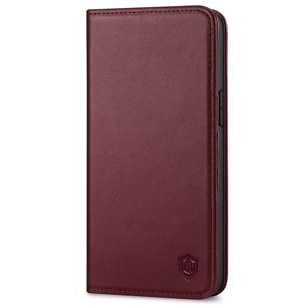 SHIELDON iPhone XR Wallet Case, Magnetic Closure Cover, Genuine Leather
