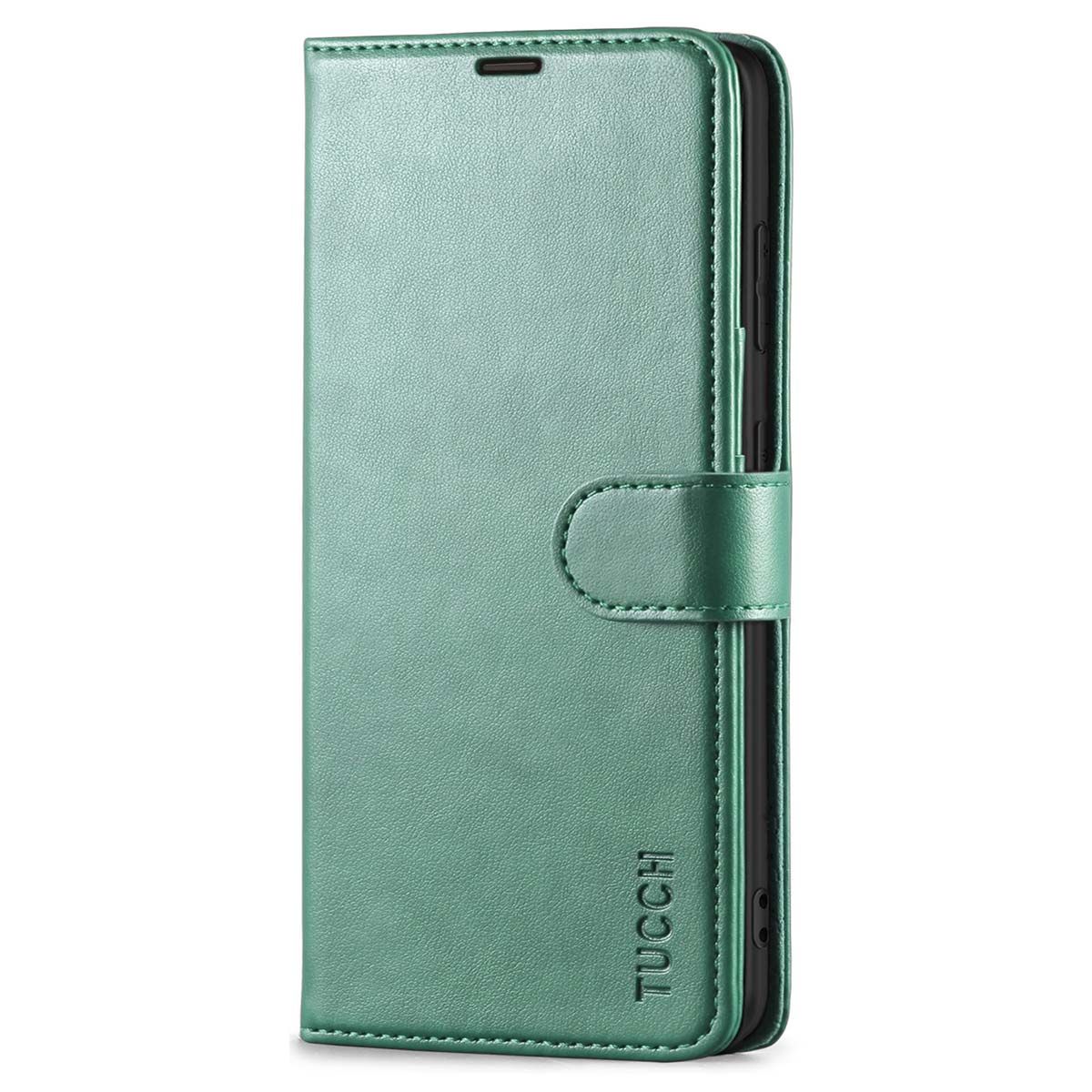 Wallet Case for Samsung Galaxy S21 Ultra 6.8 Inch, Premium PU Leather Zipper  Pocket Magnetic Clasp Phone Case with Wrist Strap Card Slots Kickstand Flip  Folio Cover for Samsung Galaxy S21 Ultra,Green 
