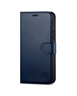 iPhone 12 Wallet Case - Royal Blue - Smooth Leather