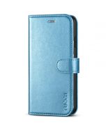 TUCCH iPhone 7 Wallet Case, iPhone 8 Case, Premium PU Leather Case - Shiny Light Blue