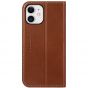 SHIELDON iPhone 12 Wallet Case - iPhone 12 Pro 6.1-inch Folio Leather Case - Brown - Retro