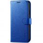 TUCCH iPhone 11 Wallet Case with Magnetic, iPhone 11 Leather Case - Klein Blue - Full Grain