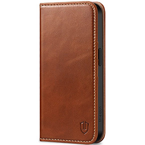 SHIELDON iPhone 15 Pro Leather Detachable Wallet, iPhone 15 Pro